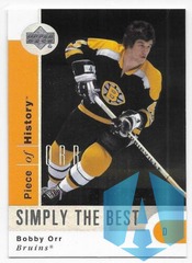 2002-03 Upper Deck Piece Of History Simply the Best Bobby Orr #SB2